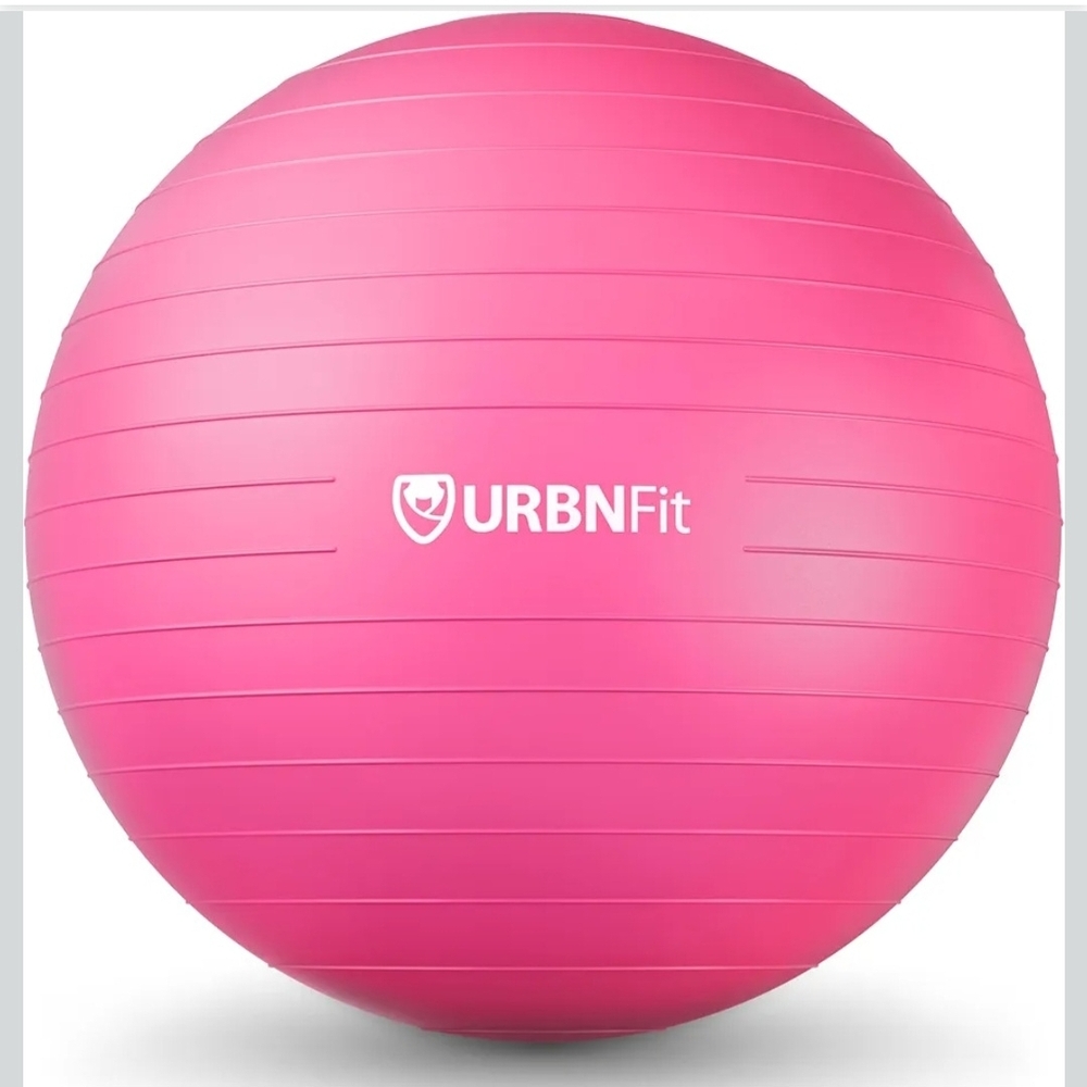 Large Pink Exercise Ball Kit - Picture 2 of 9